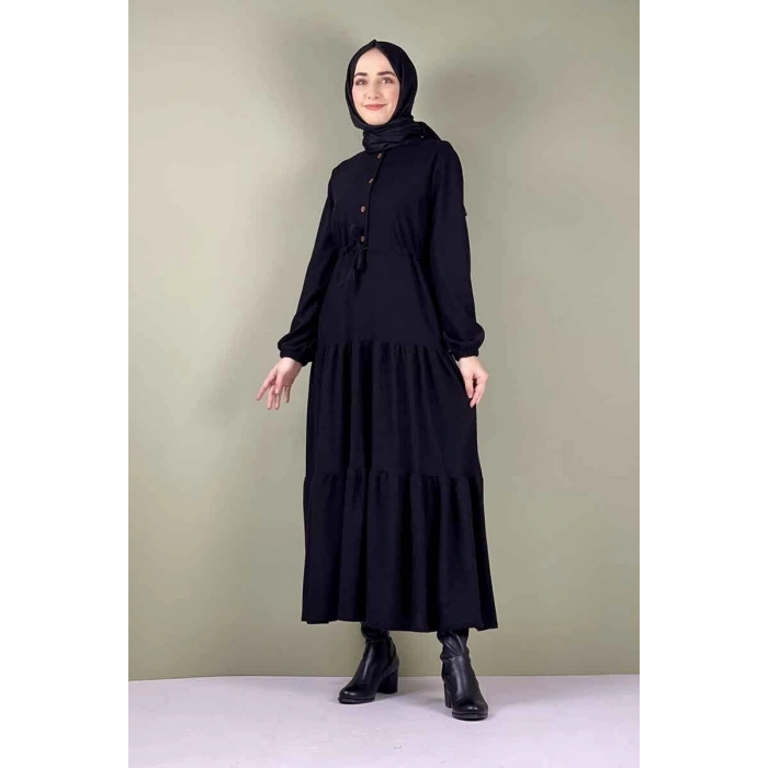 Moda Çizgi Tesettür Elbise