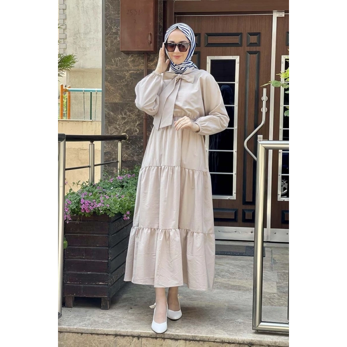 Moda Çizgi Tesettür Elbise