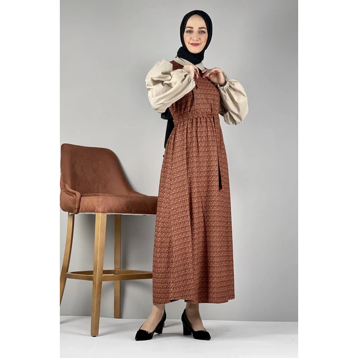 Moda Çizgi Tesettür Elbise