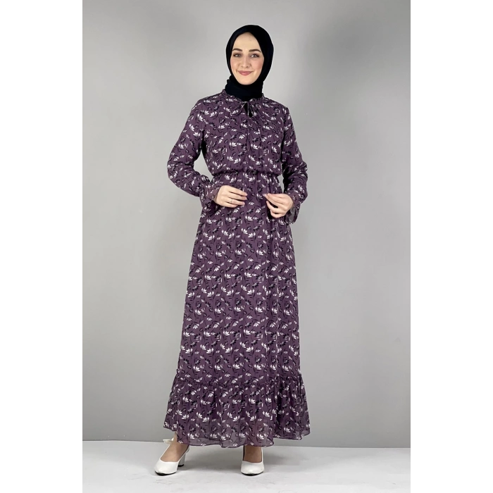 Moda Çizgi Tesettür Elbise