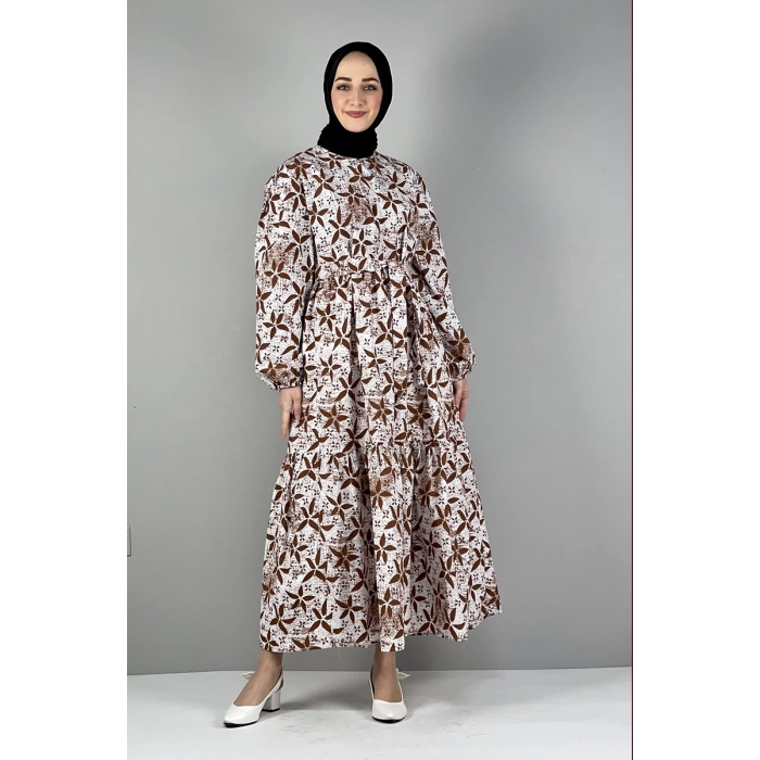 Moda Çizgi Tesettür Elbise