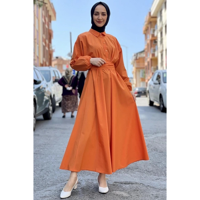 Moda Çizgi Tesettür Elbise