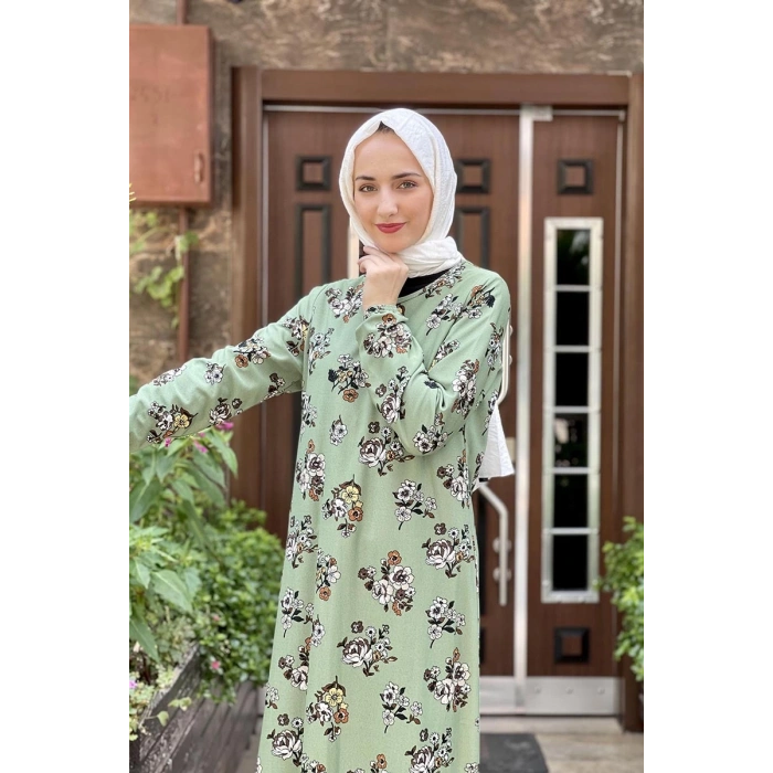 Moda Çizgi Tesettür Elbise