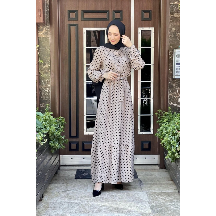 Moda Çizgi Tesettür Elbise