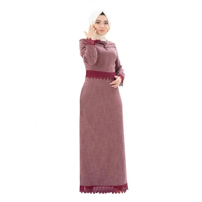 Moda Çizgi Tesettür Elbise