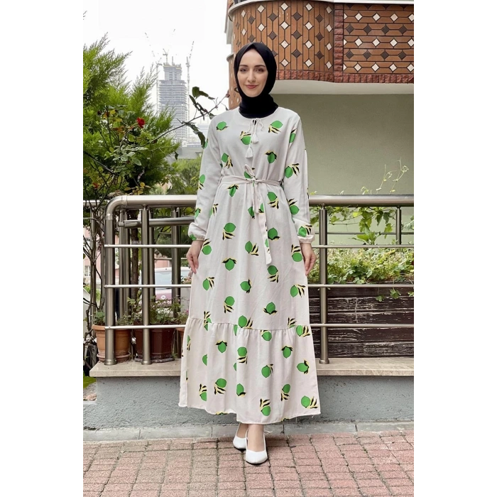 Moda Çizgi Tesettür Elbise