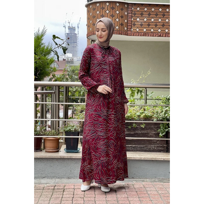 Moda Çizgi Tesettür Elbise