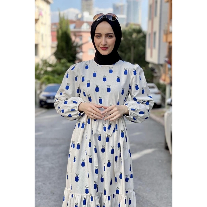Moda Çizgi Tesettür Elbise