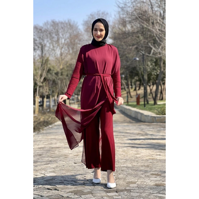 Moda Çizgi Tesettür Elbise