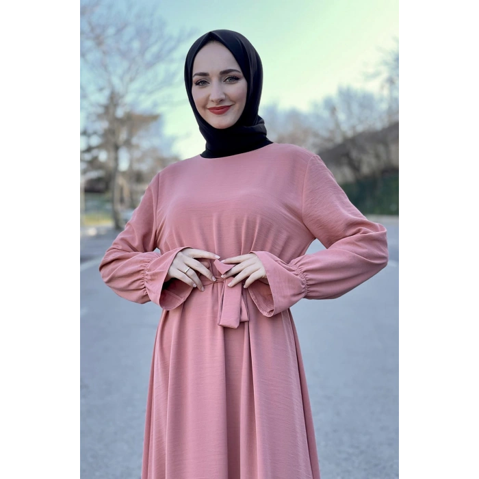 Moda Çizgi Tesettür Elbise