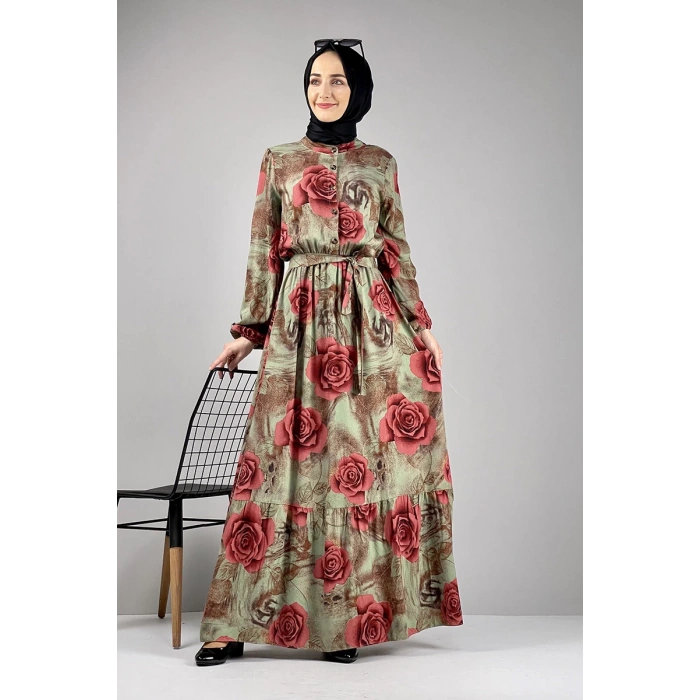 Moda Çizgi Tesettür Elbise