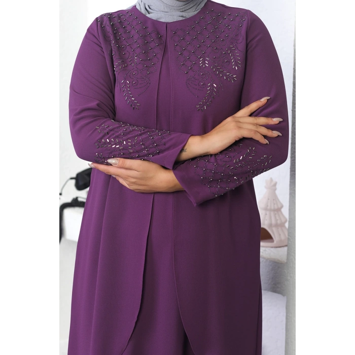 Moda Çizgi Tesettür Elbise