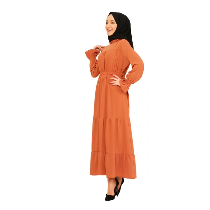 Moda Çizgi Tesettür Elbise