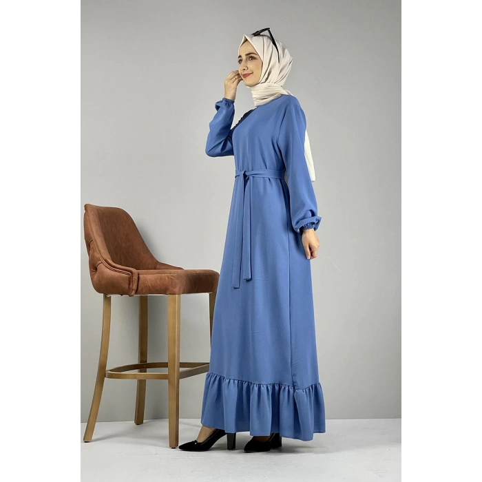 Moda Çizgi Tesettür Elbise