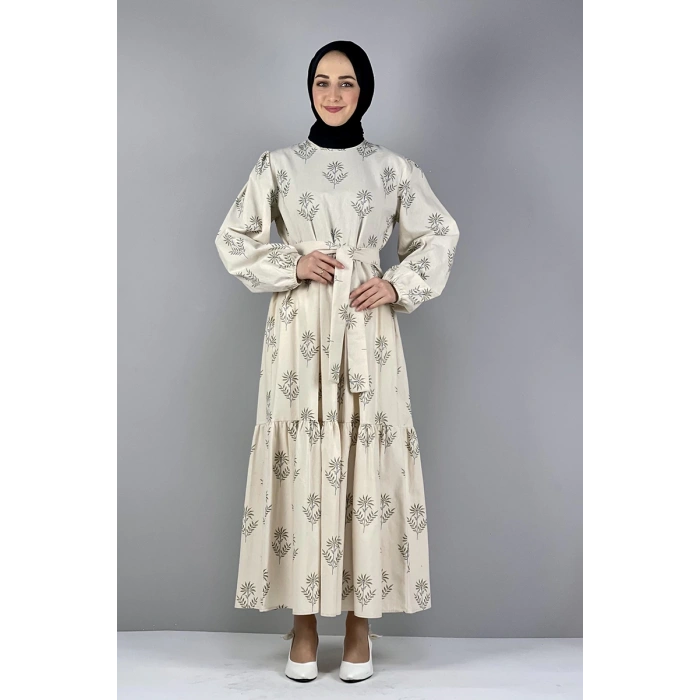 Moda Çizgi Tesettür Elbise