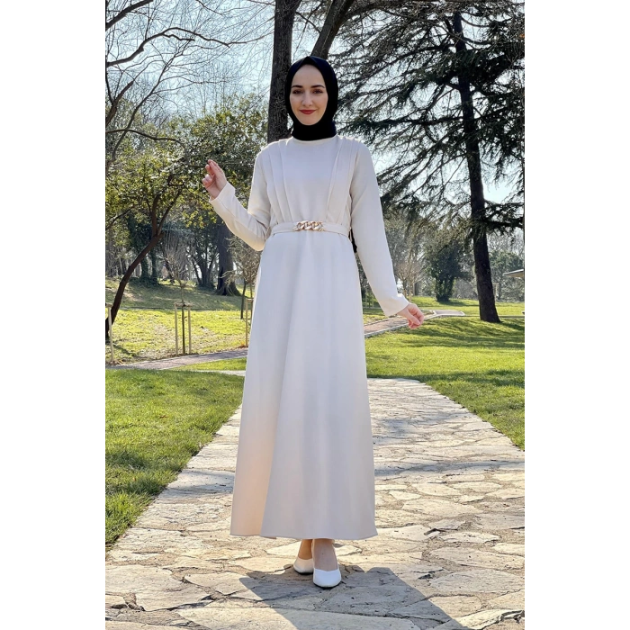 Moda Çizgi Tesettür Elbise