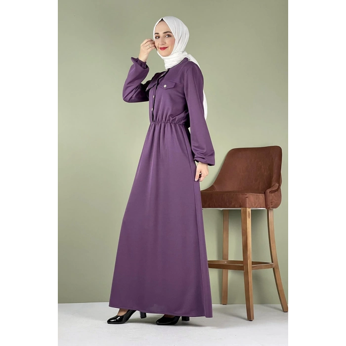 Moda Çizgi Tesettür Elbise