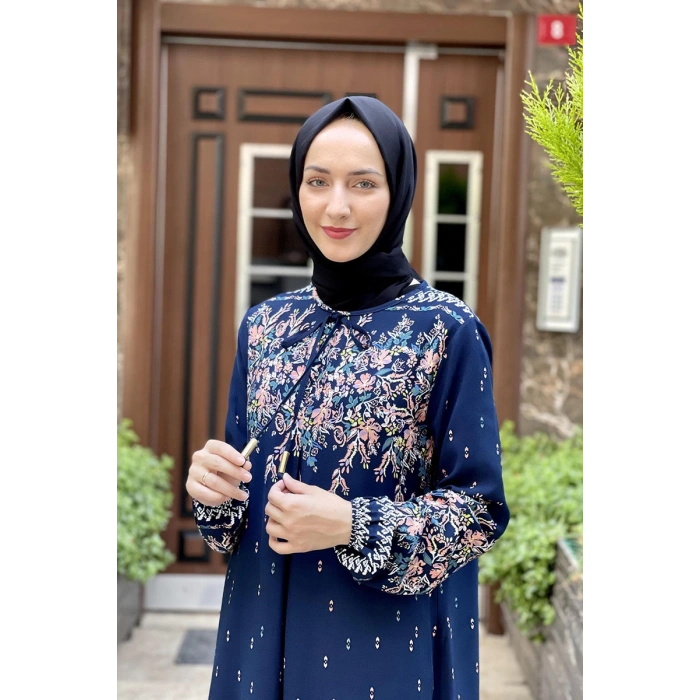 Moda Çizgi Tesettür Elbise