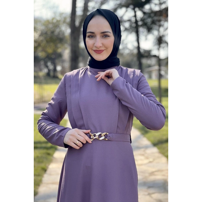 Moda Çizgi Tesettür Elbise