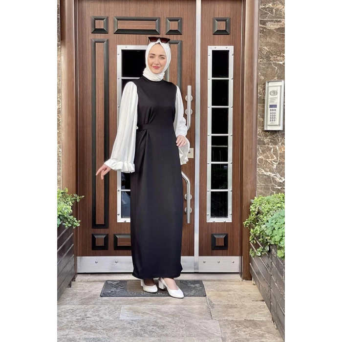 Moda Çizgi Tesettür Elbise