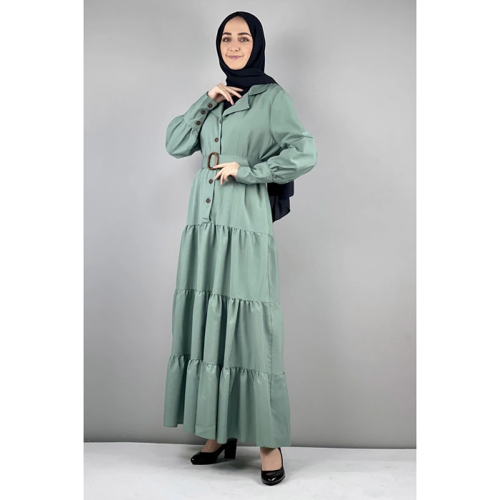 Moda Çizgi Tesettür Elbise