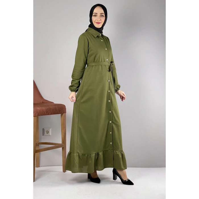 Moda Çizgi Tesettür Elbise