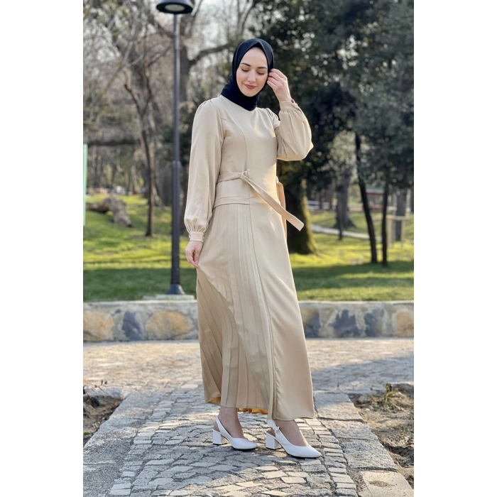 Moda Çizgi Tesettür Elbise