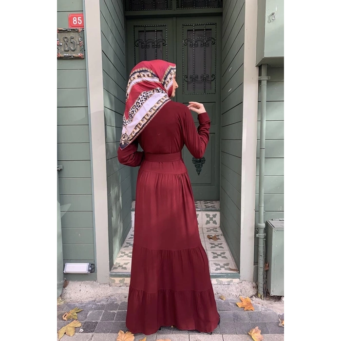 Moda Çizgi Tesettür Elbise