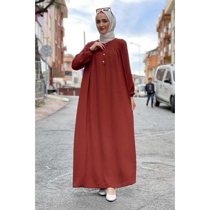 Moda Çizgi Tesettür Elbise