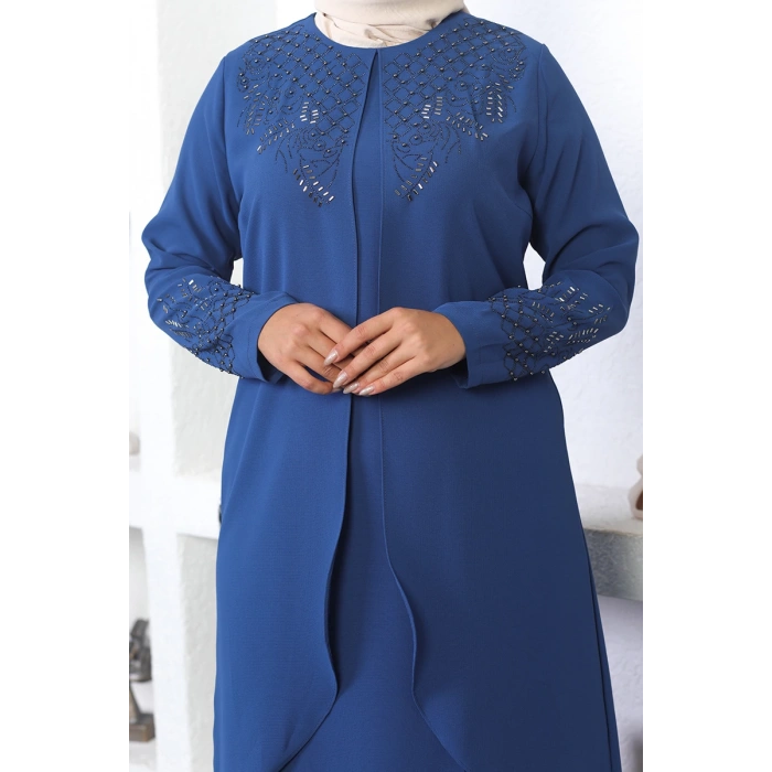 Moda Çizgi Tesettür Elbise