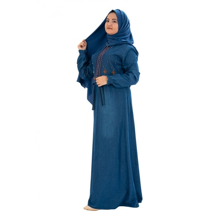 Moda Çizgi Tesettür Elbise