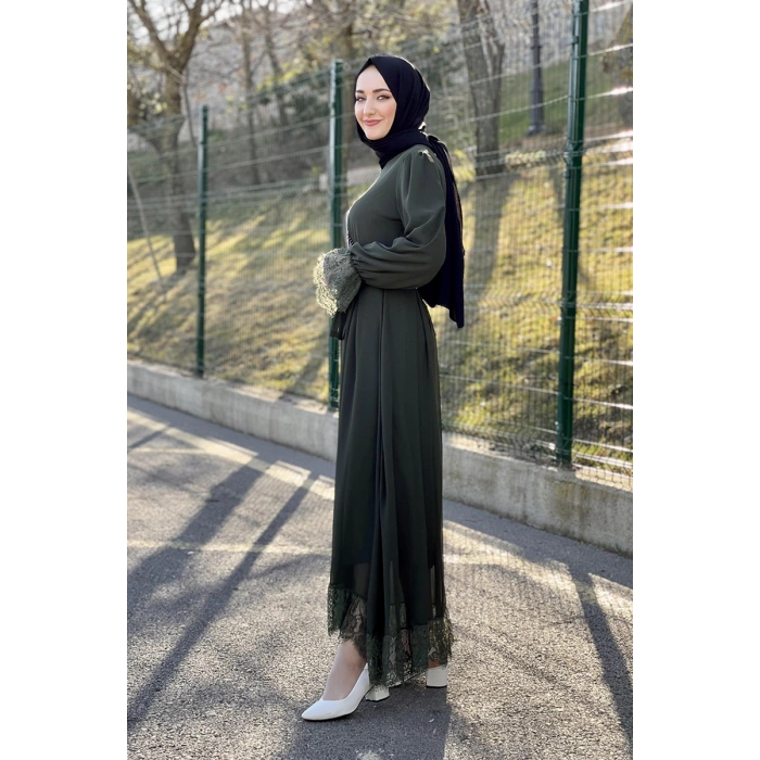 Moda Çizgi Tesettür Elbise