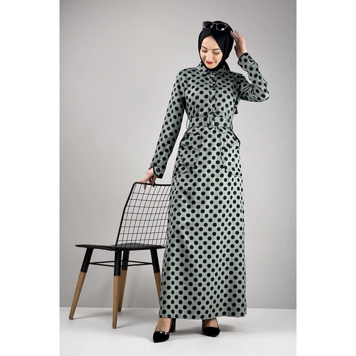 Moda Çizgi Tesettür Elbise