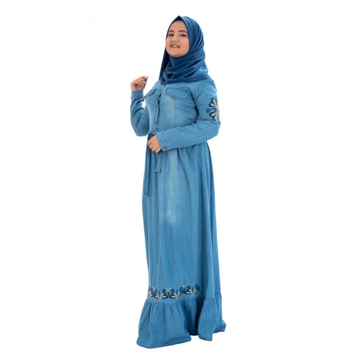 Moda Çizgi Tesettür Elbise