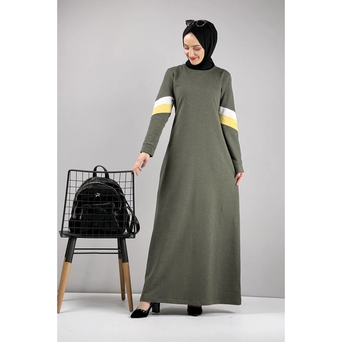 Moda Çizgi Tesettür Elbise
