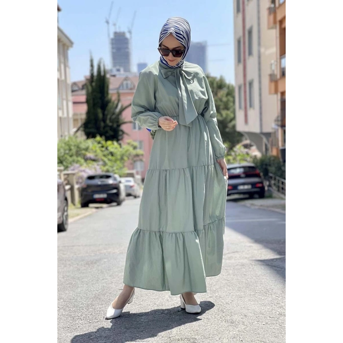 Moda Çizgi Tesettür Elbise