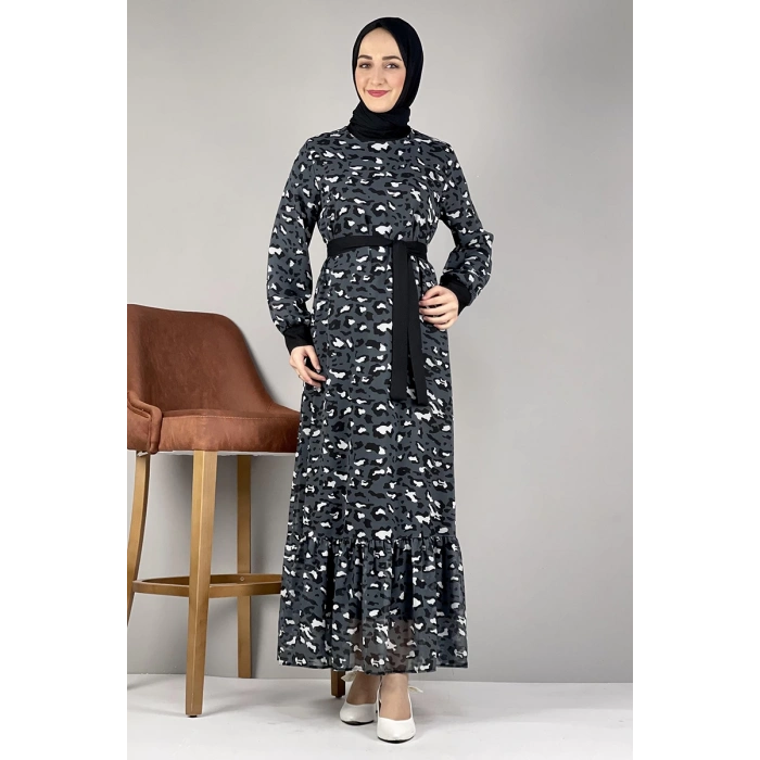 Moda Çizgi Tesettür Elbise