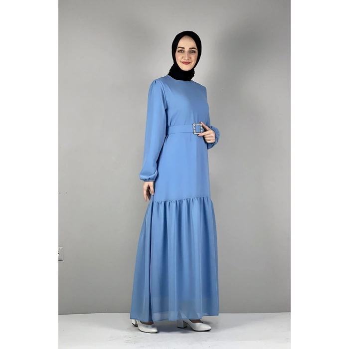 Moda Çizgi Tesettür Elbise