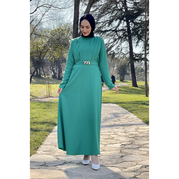 Moda Çizgi Tesettür Elbise