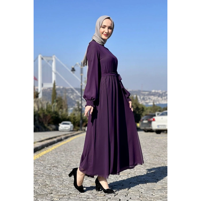 Moda Çizgi Tesettür Elbise