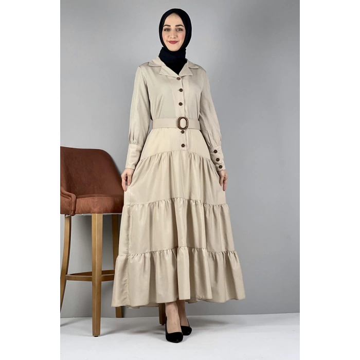 Moda Çizgi Tesettür Elbise