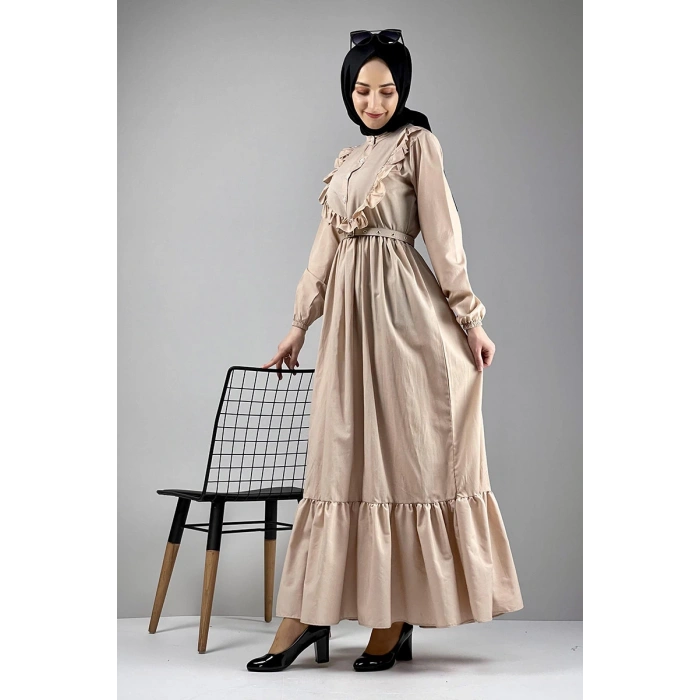 Moda Çizgi Tesettür Elbise