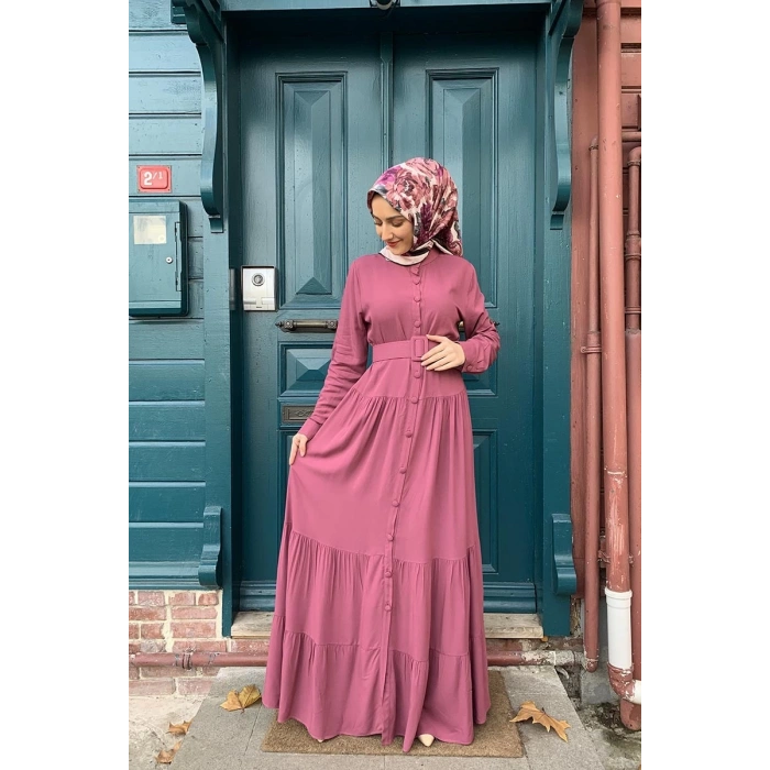 Moda Çizgi Tesettür Elbise