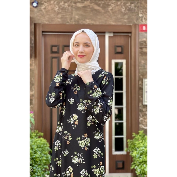 Moda Çizgi Tesettür Elbise