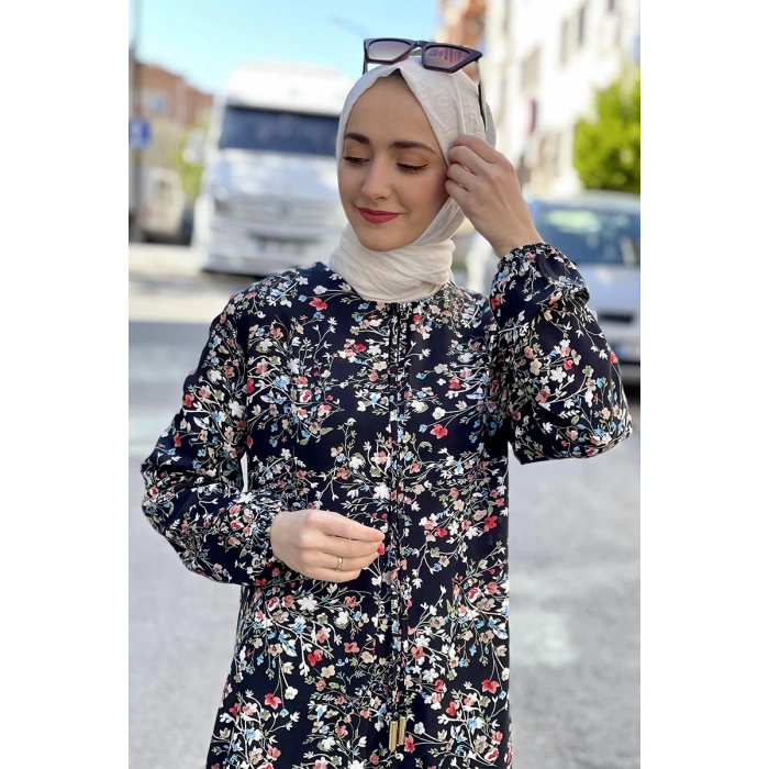 Moda Çizgi Tesettür Elbise