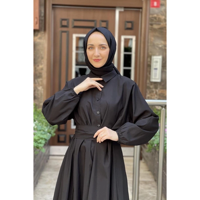 Moda Çizgi Tesettür Elbise