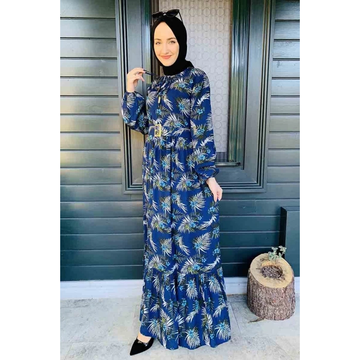 Moda Çizgi Tesettür Elbise