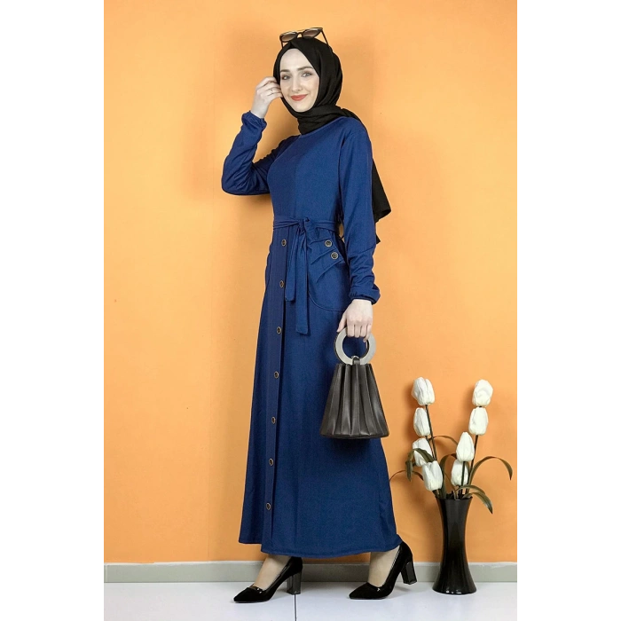 Moda Çizgi Tesettür Elbise