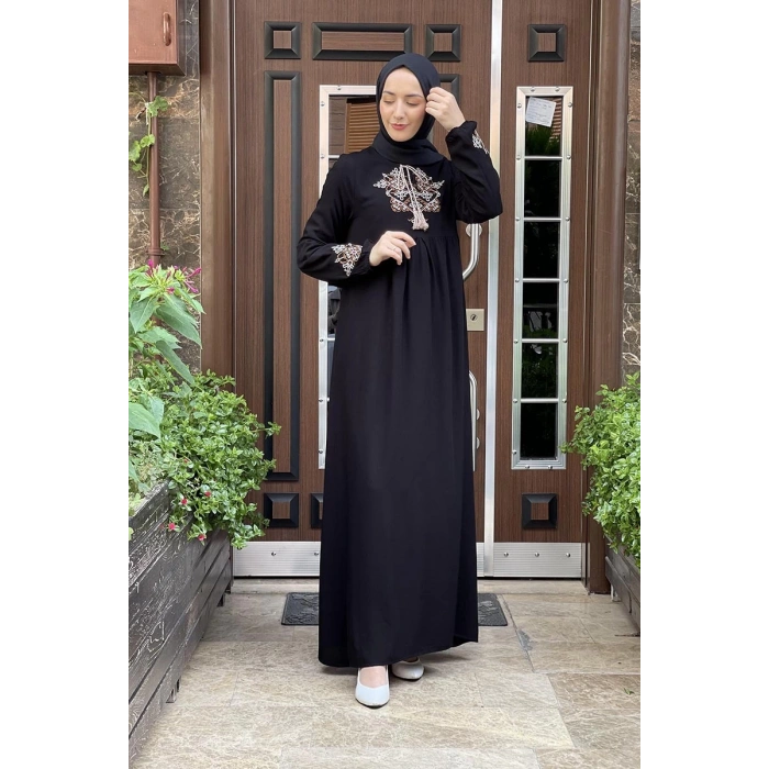 Moda Çizgi Tesettür Elbise