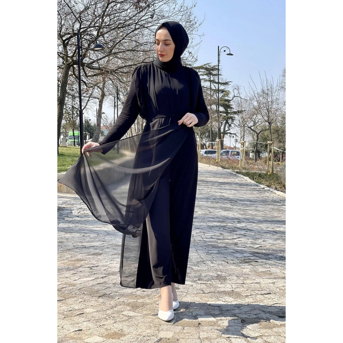 Moda Çizgi Tesettür Elbise